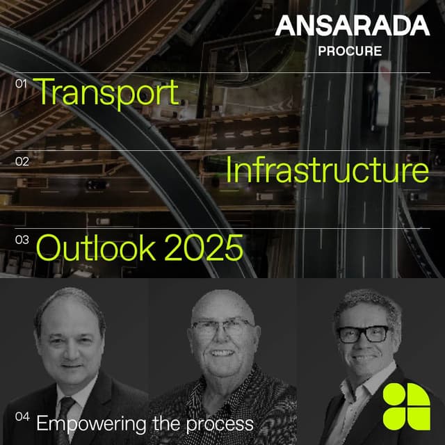 Transport Infrastructure Outlook Report